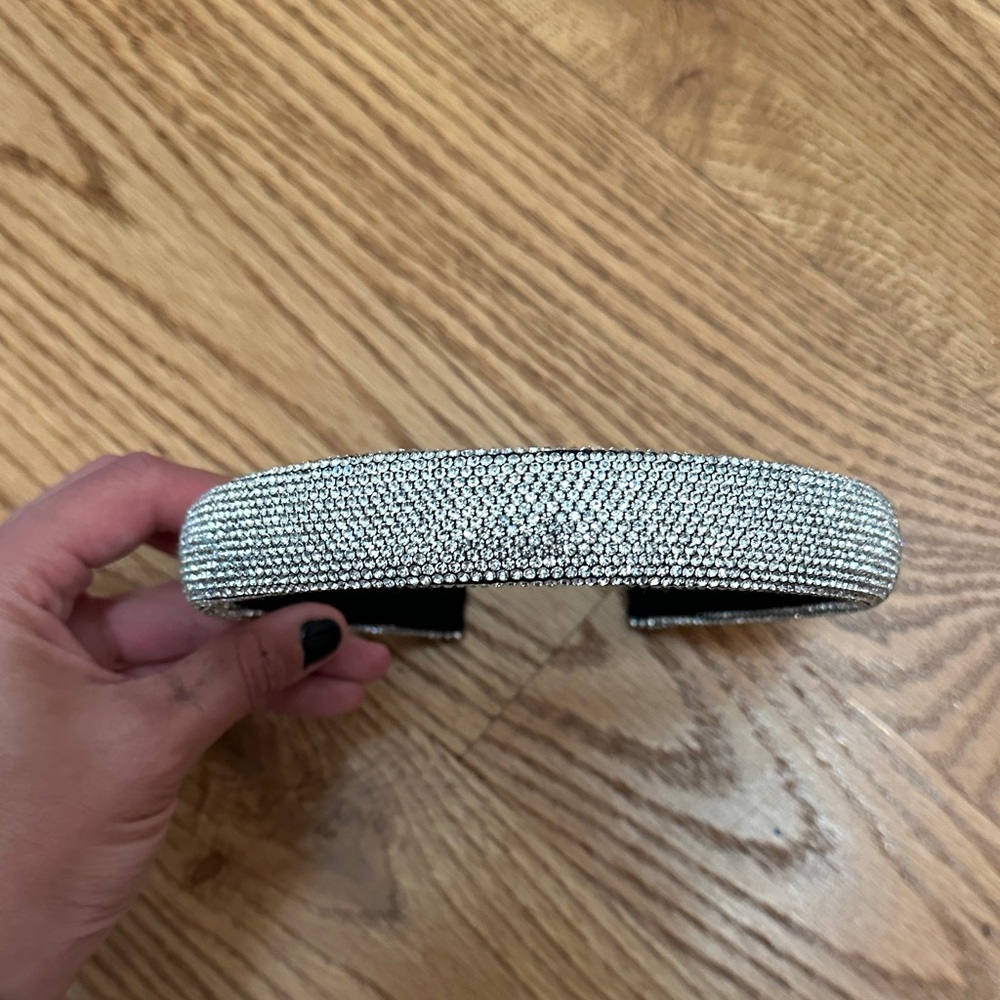 Silver Rhinestone Headband - Picture 2 of 3
